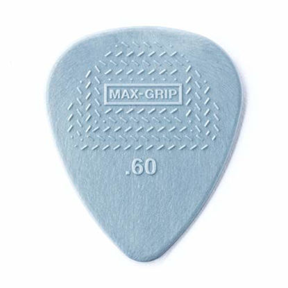 Picture of Dunlop 449P.60 Max-Grip® Nylon Standard, Light Gray, .60mm, 12/Player's Pack