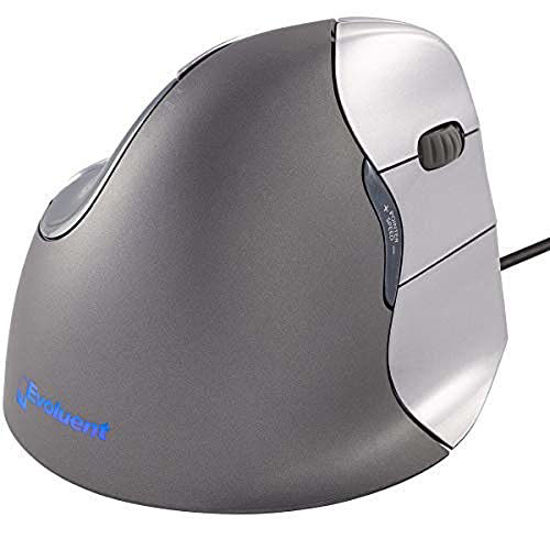 Picture of Evoluent VM4R VerticalMouse 4 Right Hand Ergonomic Mouse with Wired USB Connection (Regular Size)