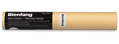 Picture of Bienfang Sketching & Tracing Paper Roll, Canary Yellow, 12 Inches x 20 Yards