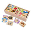 Picture of Melissa & Doug Self-Correcting Alphabet Wooden Puzzles With Storage Box (52 pcs)