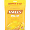 Picture of HALLS Honey Lemon Flavor Menthol Drops 80 ct. Bag Triple Soothing action