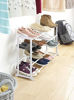 Picture of Whitmor 4 Tier 20 Pair Floor Shoe Rack - White