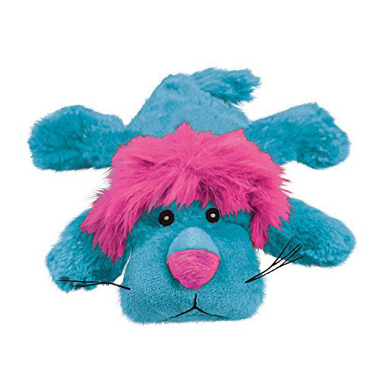 Picture of KONG Cozie King the Purple Haired Lion, Small Dog Toy, Blue