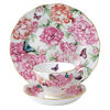 Picture of Royal Albert Miranda Kerr Gratitude 3-Piece Set, (Teacup, Saucer & Plate 8"), White with Multicolor Print