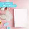 Picture of Oasis Supply 20 Piece Premium Wafer Paper Pack for Cake or Food Decorating, 8" x 11"