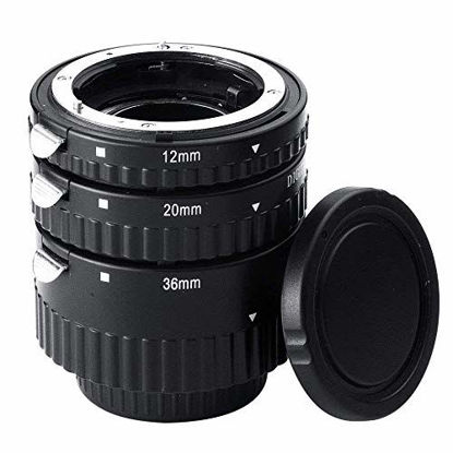 Picture of Mcoplus Extnp Auto Focus Macro Extension Tube Set (12mm 20mm 36mm) for Nikon AF AF-S DX FX SLR Cameras