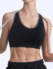 Picture of Fittin Womens Padded Sports Bras Wire Free with Removable Pads Grey/black/Blue ,L ,(Pack of 3)