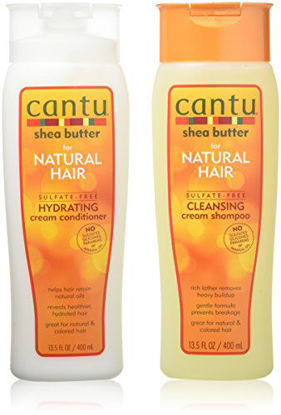 Picture of Cantu Shea Butter for Natural Hair Double Combo Shampoo and Conditioner