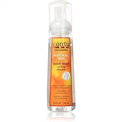 Picture of Cantu Wave Whip Curling Mousse with Shea Butter for Natural Hair, 8.4 oz (Packaging May Vary)