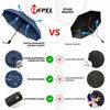 Picture of Repel Umbrella Windproof Travel Umbrella - Wind Resistant, Small - Compact, Light, Automatic, Strong Steel Shaft, Mini, Folding and Portable - Backpack, Car, Purse Umbrellas for Rain - Men and Women