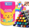 Picture of Jar Melo Jumbo Crayons for Toddlers, 24 Colors Twistable Crayons Non Toxic Washable Crayons, Easy to Hold Silky Large Crayons, Safe for Babies and Children, Gift for Boys and Girls Party Favors