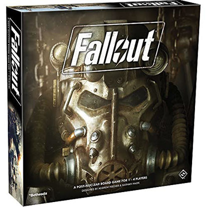 Picture of Fallout The Board Game (Base) | Strategy Board Game | Apocalyptic Adventure Game for Adults and Teens | Ages 14 and up | 1 to 4 Players | Average Playtime 2-3 Hours | Made by Fantasy Flight Games