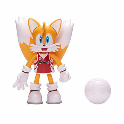 Picture of Sonic The Hedgehog Tails 4" volleyball Knuckles Action Figure