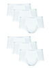 Picture of Hanes Men's Tagless Briefs with ComfortFlex Waistband-Multiple Packs Available, 6 Pack-White, Large