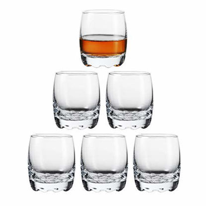 Picture of Shot Glasses, 2.8oz Heavy Base Shot Glass Set, Clear Shot Glasses Set of 6/Tequila Shot Whiskey Shot Glass espresso liquor