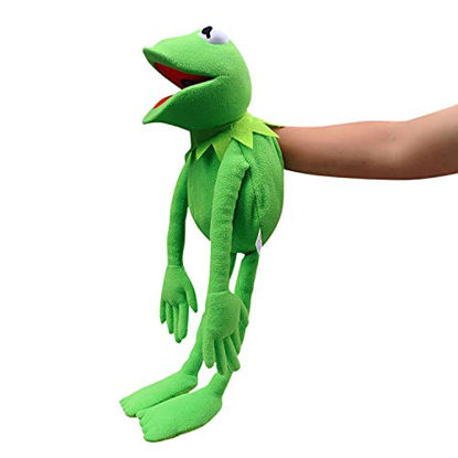 Picture of Kermit Frog Hand Puppet, Frog Plush,The Muppets Show, Soft Frog Puppet Doll Suitable for Role Play -Green, 24 Inches