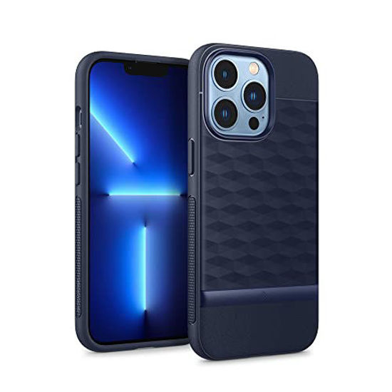 Picture of Caseology Parallax Protective Case Compatible with iPhone 13 Pro Case (2021) - Midnight Blue