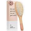 Picture of Wooden Hair Brush, Paddle Brush for Women with Soft Bristles - Sustainable Beech Detangling Hairbrush for All Hair Types by Lily England (Rose Gold)