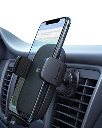 Picture of Phone Mount for Car [Super Stable & Easy] Upgraded Air Vent Clip Car Phone Holder Mount Fit for All Cell Phone with Thick Case Handsfree Car Mount for iPhone Cell Phone Automobile Cradles Universal