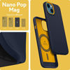 Picture of Caseology Nano Pop Mag Silicone Case [Built-in Magnet] Designed for Magsafe Compatible with iPhone 13 Case (2021) - Blueberry Navy