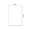 Picture of iKyce 200 Sheets Transparent Sticky Notes? 2.8 x 3.8 inch Clear Self-Sticky Annotation, Waterproof Translucent White Memo Pad, See Through Office & School Supplies, 50 Sheets Per Pad , 4 Pads in Total