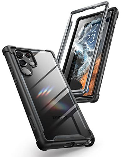 Tough Black Case + Screen Protector - Galaxy S22