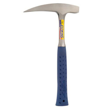 Picture of Estwing Rock Pick - 22 oz Geological Hammer with Pointed Tip & Shock Reduction Grip - E3-22P , Blue