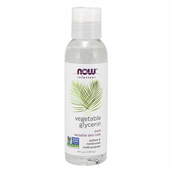 GetUSCart- NOW Solutions, Vegetable Glycerin, 100% Pure, Versatile Skin Care, Softening and 