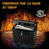 Picture of SentrySafe 1170 Fireproof Box with Key Lock 0.61 Cubic Feet, Black