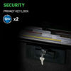 Picture of SentrySafe 1170 Fireproof Box with Key Lock 0.61 Cubic Feet, Black