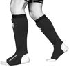 Picture of Meister MMA Elastic Cloth Shin & Instep Padded Guards (Pair) - Black - Large/X-Large