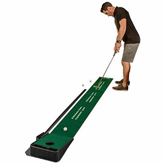 Picture of SKLZ Accelerator Pro Indoor Putting Green with Ball Return, 9 Feet x 16.25 Inches