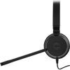 Picture of Jabra Evolve 20 UC Stereo Wired Headset / Music Headphones (U.S. Retail Packaging), Black