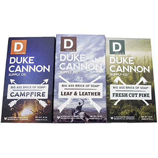 Picture of Duke Cannon Supply Co. Great American Frontier Assortment Men's Big Ass Brick of Bar Soap, 10 oz (3 pack)