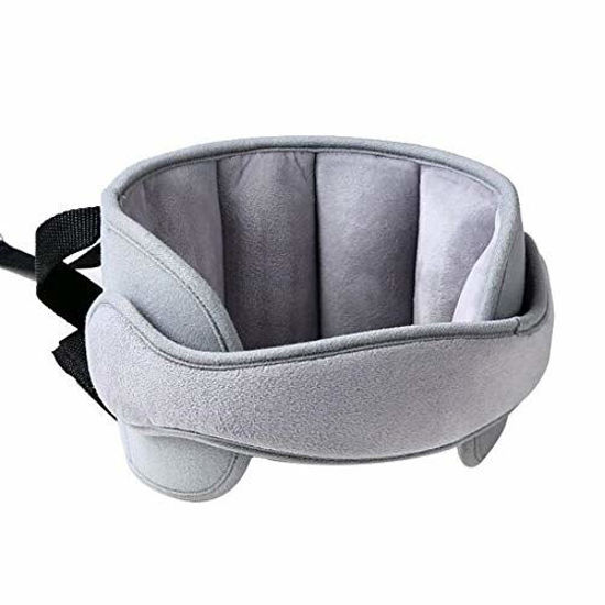 Picture of Car Head Support Toddle Car Neck Relief Baby Child Car Seat Adjustable Head and Neck Support Band - A Comfortable Sleep Solution (Gray)