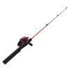 Picture of Zebco Dock Demon Spincast Reel and Fishing Rod Combo, Durable Fiberglass Rod, Quickset Anti-Reverse Fishing Reel, Red, 20-Size Reel / 30"/ 1-Piece/Medium Rod