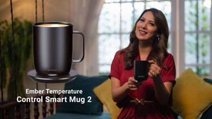 Picture of Ember Temperature Control Smart Mug 2, 10 oz, Black, 1.5-hr Battery Life - App Controlled Heated Coffee Mug - Improved Design