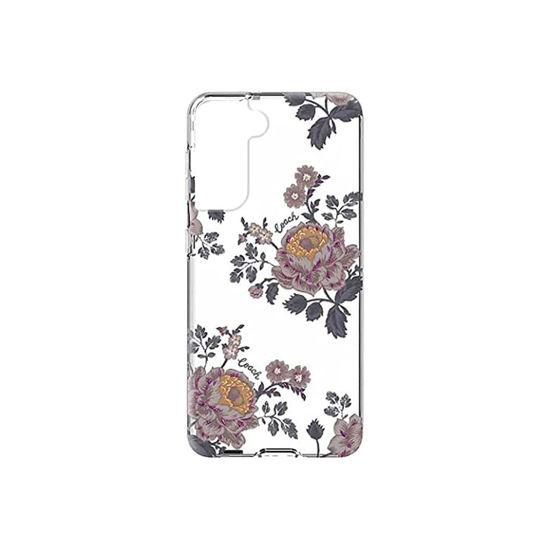 Picture of Coach Protective Case for Samsung S21+ Moody Floral Purple Clear (Samsung S21 + (Plus))