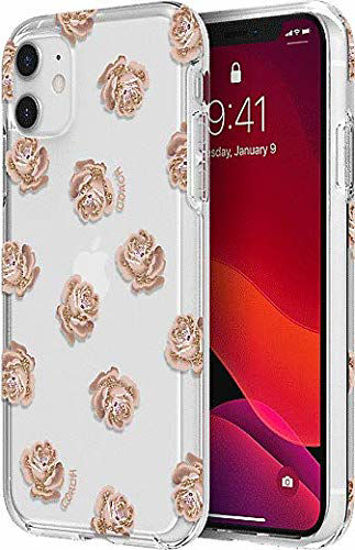 Picture of Coach Protective Case for iPhone 11 - Dreamy Peony Clear/Pink/Glitter