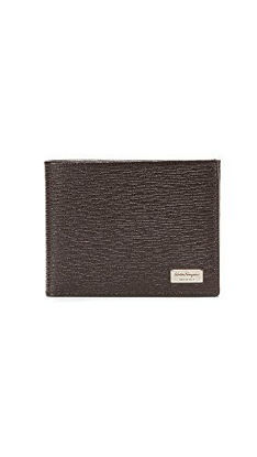 Picture of Salvatore Ferragamo Revival Lux Portfolio Wallet Wallet Fondente One Size