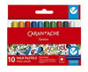 Picture of Caran d'Ache School Line Water-soluble Crayons, 10 Colors