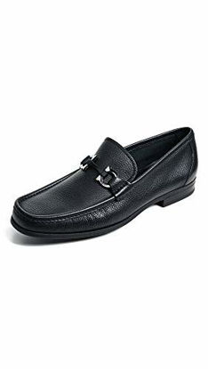 Picture of SALVATORE FERRAGAMO Men's Grandioso Bit Loafers, Black, 9 Medium US