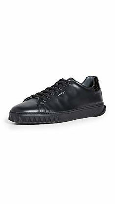 Picture of SALVATORE FERRAGAMO Men's Cube Sneakers, Black/Black, 9 Medium US