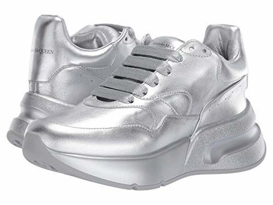 Picture of Alexander McQueen Oversized Runner Sneaker Silver/Silver 37 (US Women's 7) B (M)