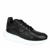 Picture of Alexander McQueen Men's Black Leather Platform Sneakers 505033 1000 (39 EU / 6 US)