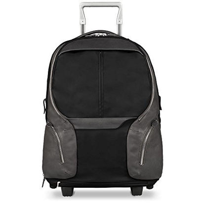 Picture of Piquadro Cabin Trolley with PC iPad Air Compartment Removable Shoulder Straps, Black, One Size