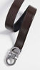 Picture of Salvatore Ferragamo Men's Gancini Buckle Reversible Belt, Nero/Auburn, Black, Brown, 34