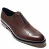 Picture of SALVATORE FERRAGAMO Goya 11 EE (Wide) Men's Brown Brogue Cap-Toe Calf Leather Oxford Dress Shoes