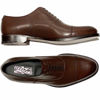 Picture of SALVATORE FERRAGAMO Goya 11 EE (Wide) Men's Brown Brogue Cap-Toe Calf Leather Oxford Dress Shoes