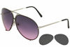 Picture of Porsche Design P '8478 P8478 W Gunmetal Aviator anteojos de sol w/extra Lentes